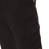 Pantalone cargo m-badge nero