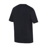 T-shirt maniche corto logo sul petto nero