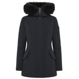 Parka Donnet  con pelliccia nero