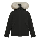 Parka Donnet Girl con pelliccia nero