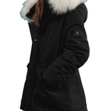 Parka Donnet Girl con pelliccia nero