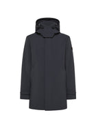 Parka Groff in tessuto tecnico blu