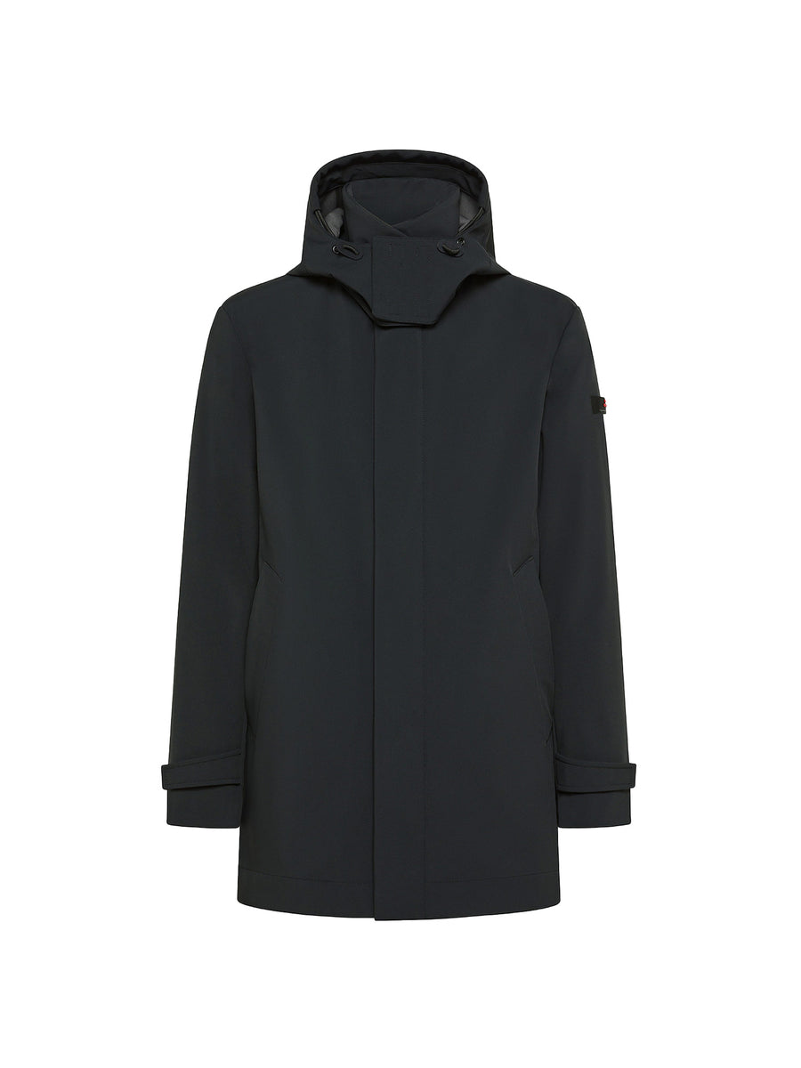 Parka Groff in tessuto tecnico nero