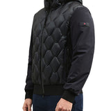 Bomber Koons con zip e cappuccio nero