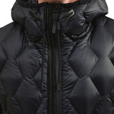 Bomber Koons con zip e cappuccio nero