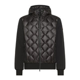 Bomber Koons con zip e cappuccio nero