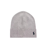 Cappello con logo laterale a contrasto girgio