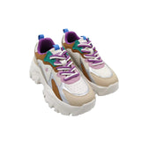 Sneakers chunky Megan con stella multicolor