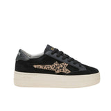 Sneakers Big Katy con inserti in suede nero