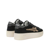 Sneakers Big Katy con inserti in suede nero