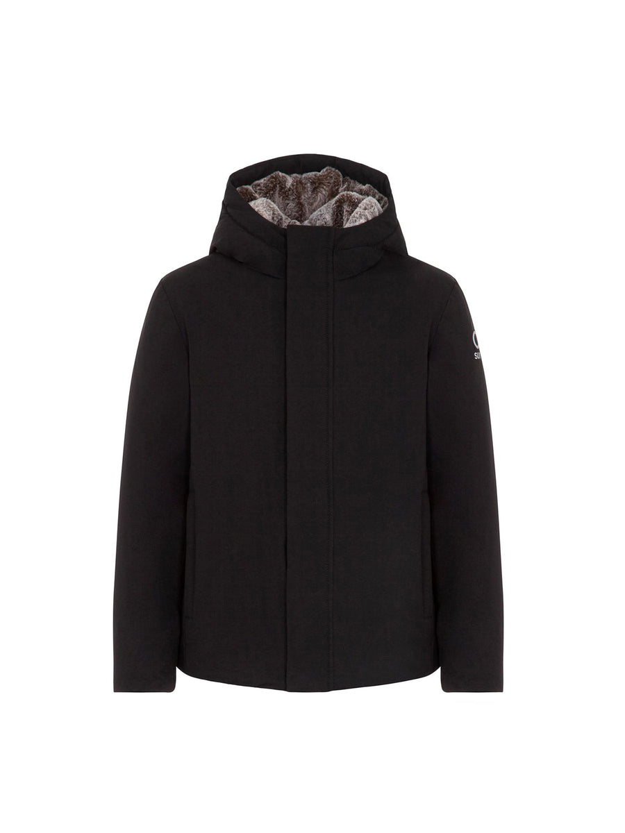 Parka Kids K-Montebianco Fur nero