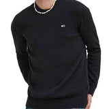 Maglione a girocollo slim essential nero