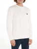 maglia-girocollo-regular-con-badge-bianco-antico