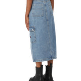 Gonna high midi claire denim medio