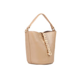 Borsa a secchiello Lio Re beige