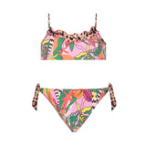 Bikini con top e tessuto in lycra fasano feel