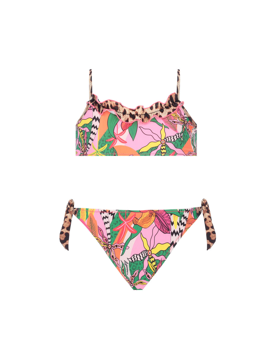 Bikini con top e tessuto in lycra fasano feel