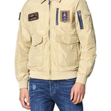 Giubbino zip pilot frecce tricolore beige
