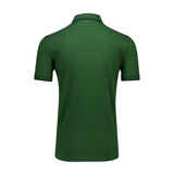 Polo manica corta basic piquet verde foresta