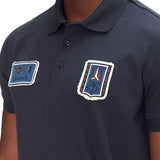 Polo manica corta leader piquet blu