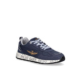 Sneakers Pilot nylon/suede blu