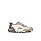 Sneakers Pilot nylon/suede bianco/beige