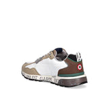 Sneakers Pilot nylon/suede bianco/beige