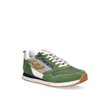 Sneakers Pilot nylon/suede verde/beige