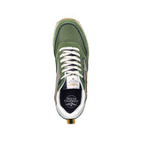Sneakers Pilot nylon/suede verde/beige