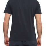 T-shirt manica corta basic jersey blu