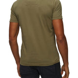 T-shirt manica corta basic jersey verde