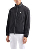 giubbino-con-zip-e-placchetta-logo-nero