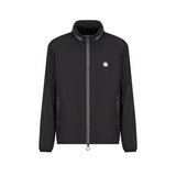 Giubbino con zip e placchetta logo nero
