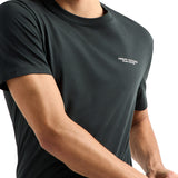 T-shirt jersey di cotone mini logo sul petto verde