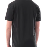 T-shirt jersey di cotone stammpa logo circolare verde