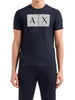 t-shirt-jersey-di-cotone-stampa-maxi-logo-frontale-blu