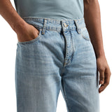 Jeans J71 carrot fit stretch denim chiaro