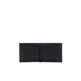 Portafogli pattern logo allover nero