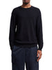 maglia-girocollo-jacquard-con-pattern-logo-allover-blu