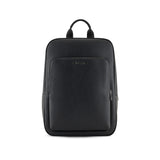 Zaino stile office con logo in metallo nero