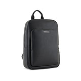 Zaino stile office con logo in metallo nero