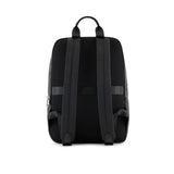 Zaino stile office con logo in metallo nero