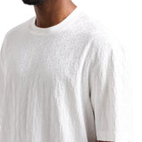 T-shirt logo allover bianco