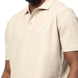 Polo con logo etichetta sul petto corda
