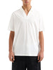 polo-con-scollo-a-v-in-jersey-di-cotone-bianco