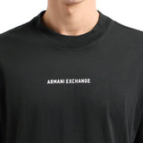 T-shirt jersey di cotone con maxi logo sul retro e logo frontale verde
