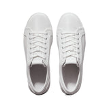 Sneakers low top lace up bianco