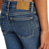 Jeans teen a zampa in denim scuro