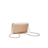 Borsa con tracolla a catena monogram beige