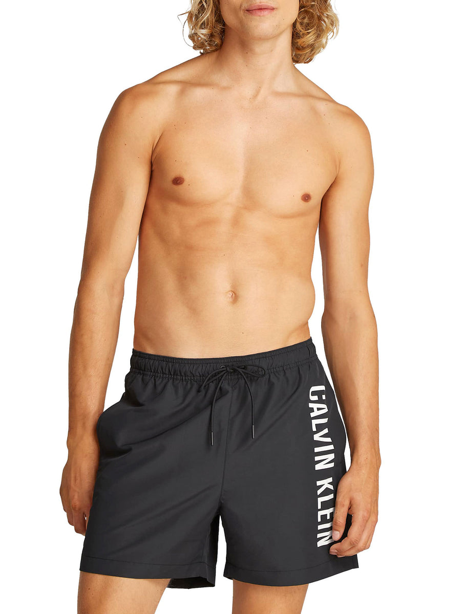 Boxer mare M drawstring scritta nero